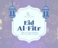 Eid Al Fitr Facebook Post example 3