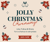 Jolly Christmas Giveaway Facebook Post