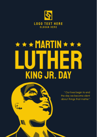 President Martin Day Poster