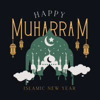 Peaceful and Happy Muharram Linkedin Post