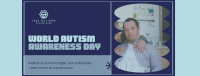 Bold Quirky Autism Day Facebook Cover Image Preview