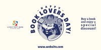 Book Lovers Day Sale Twitter Post