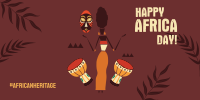 Africa Day Greeting Twitter Post