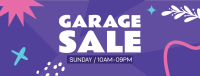 Garage Sale Notice Facebook Cover