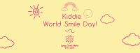 Kiddie World Smile Day Facebook Cover Design