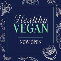 Vegan Restaurant Instagram Post