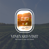 Vineyard Tour Instagram Post Design