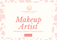 Professional Makeup Artist Postcard Image Preview