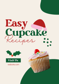 Christmas Cupcake Recipes Poster