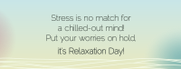 Wavy Relaxation Day Facebook Cover