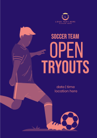 Soccer Tryouts Poster