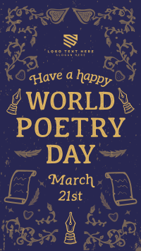 World Poetry Day Instagram Reel