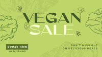 Trendy Open Vegan Restaurant Facebook Event Cover