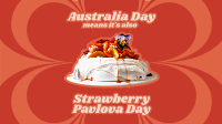 Australian Strawberry Pavlova Facebook Event Cover