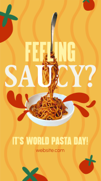 World Pasta Day TikTok Video Design