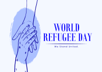 We Celebrate all Refugees Postcard
