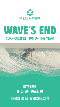 Surfing Competition Instagram Story Design