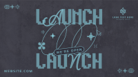 Modern Techy Launch Facebook Event Cover