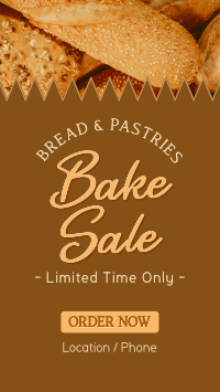 Homemade Bake Sale  Instagram Reel Image Preview