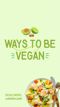 Vegan Food Adventure Facebook Story
