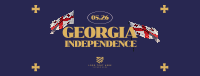 Georgia Independence Day Celebration Facebook Cover Design