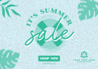 Summertime Sale Postcard