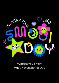 Celebrate Emojis Flyer