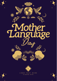 Rustic International Mother Language Day Flyer