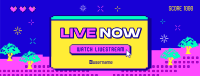 Pixel Livestreamer Facebook Cover Image Preview