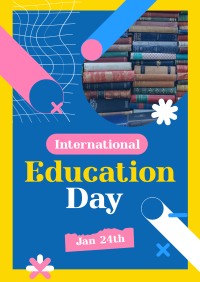 Happy Education Day  Flyer