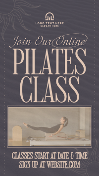 Modern Pilates Session Instagram Reel Image Preview