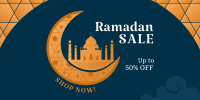 Ramadan Moon Discount Twitter Post