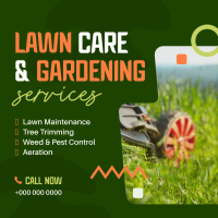 Lawn Care & Gardening Instagram Post