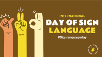 Sign Language Facebook Event Cover