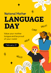 Mother Language Day Poster