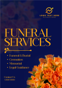 Funeral Bouquet Flyer