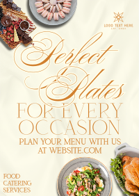 Rustic Food Catering Service Flyer