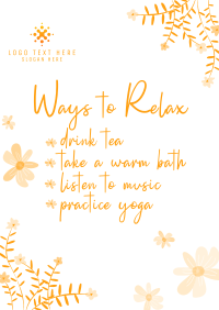 Ways to relax Flyer