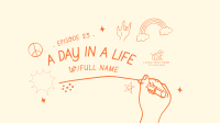 Doodle Day In A Life YouTube Banner Image Preview