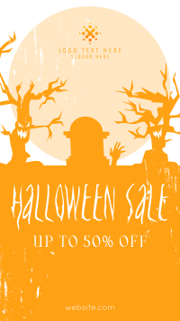 Spooky Trees Sale Instagram Reel Image Preview