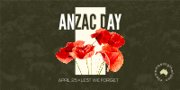 Anzac Halftone Twitter Post