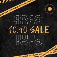 10.10 Sale Tape Instagram Post