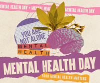 Scrapbook Mental Health Day Facebook Post