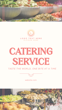 Sophisticated Catering Service Instagram Reel Design