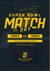 Superbowl Match Day Flyer