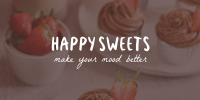 Happy Sweets Twitter Post