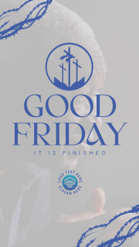 Simple Good Friday TikTok Video Design