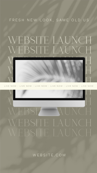 Minimalist Website Launch Video