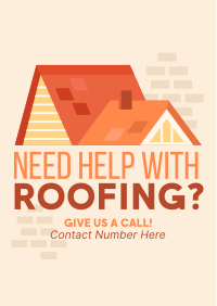 Roof Construction Services Flyer