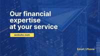 Financial Service Building Facebook Event Cover